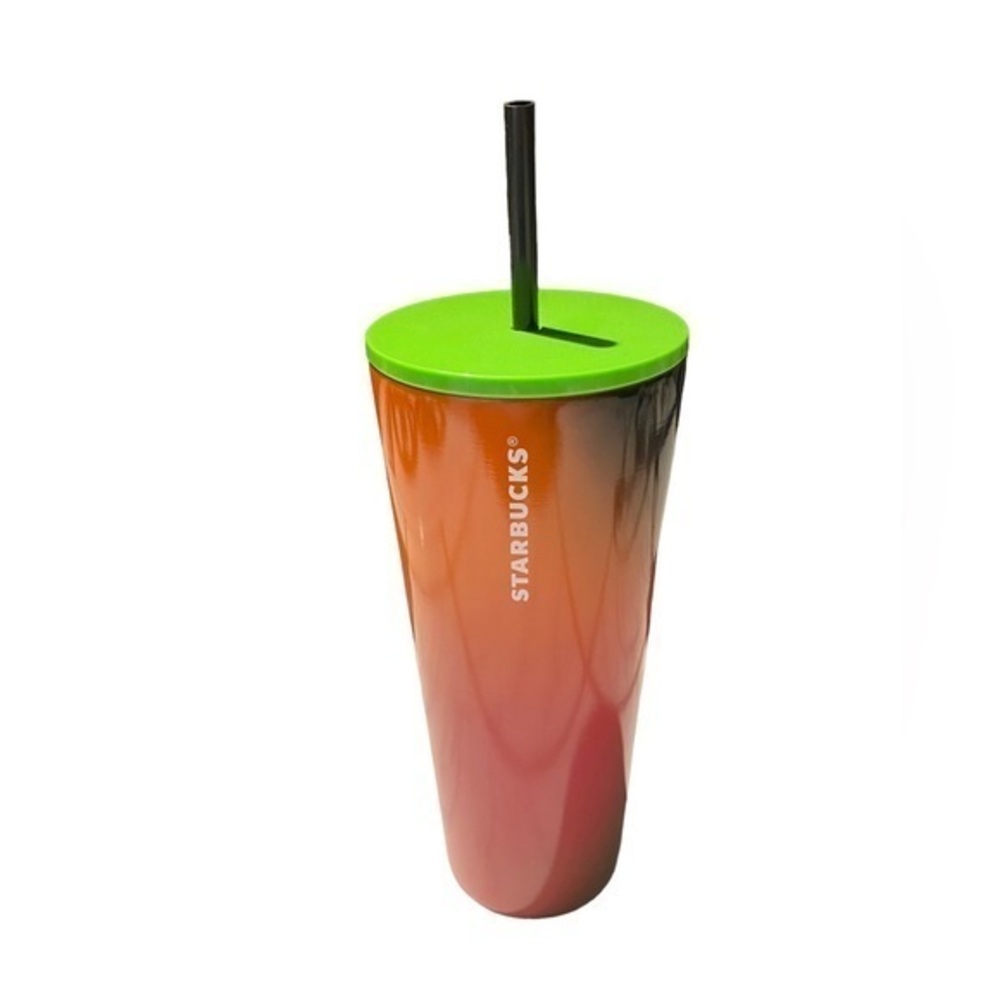 Starbucks Multi Color 2023 Ombre Stainless Steel Tumbler 24 oz Venti NEW
